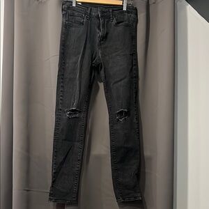 Black Distressed women Jeans 33/32